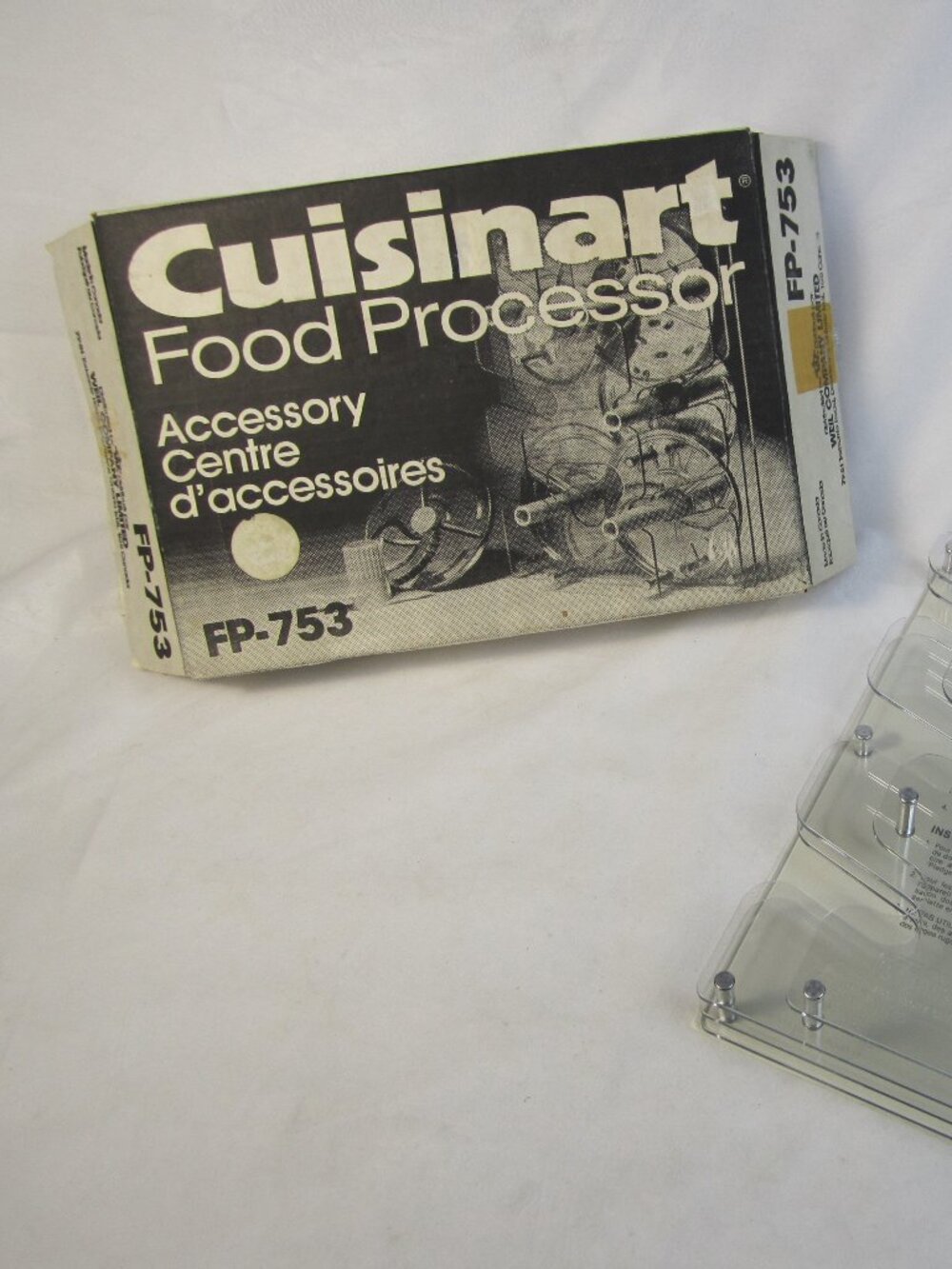 Cuisinart DLC-10E or DLC-8E Food Processor Wall/Counter Accessory Centre Storage